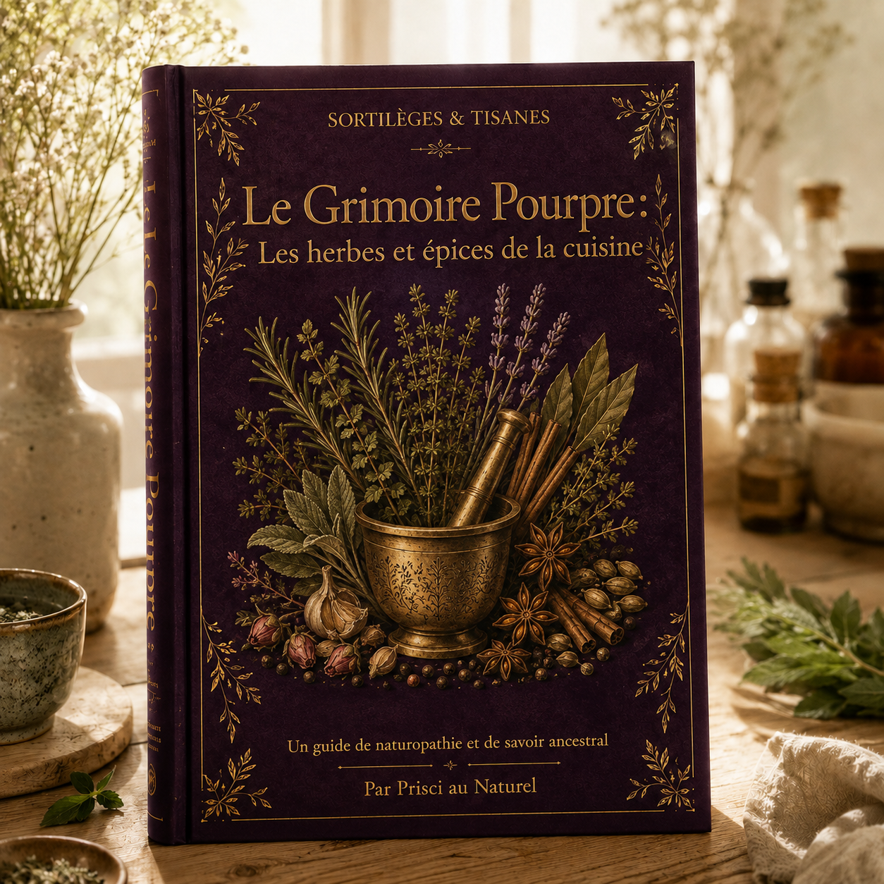 Tome 2 : Le Grimoire Pourpre — Les herbes et épices de la cuisine