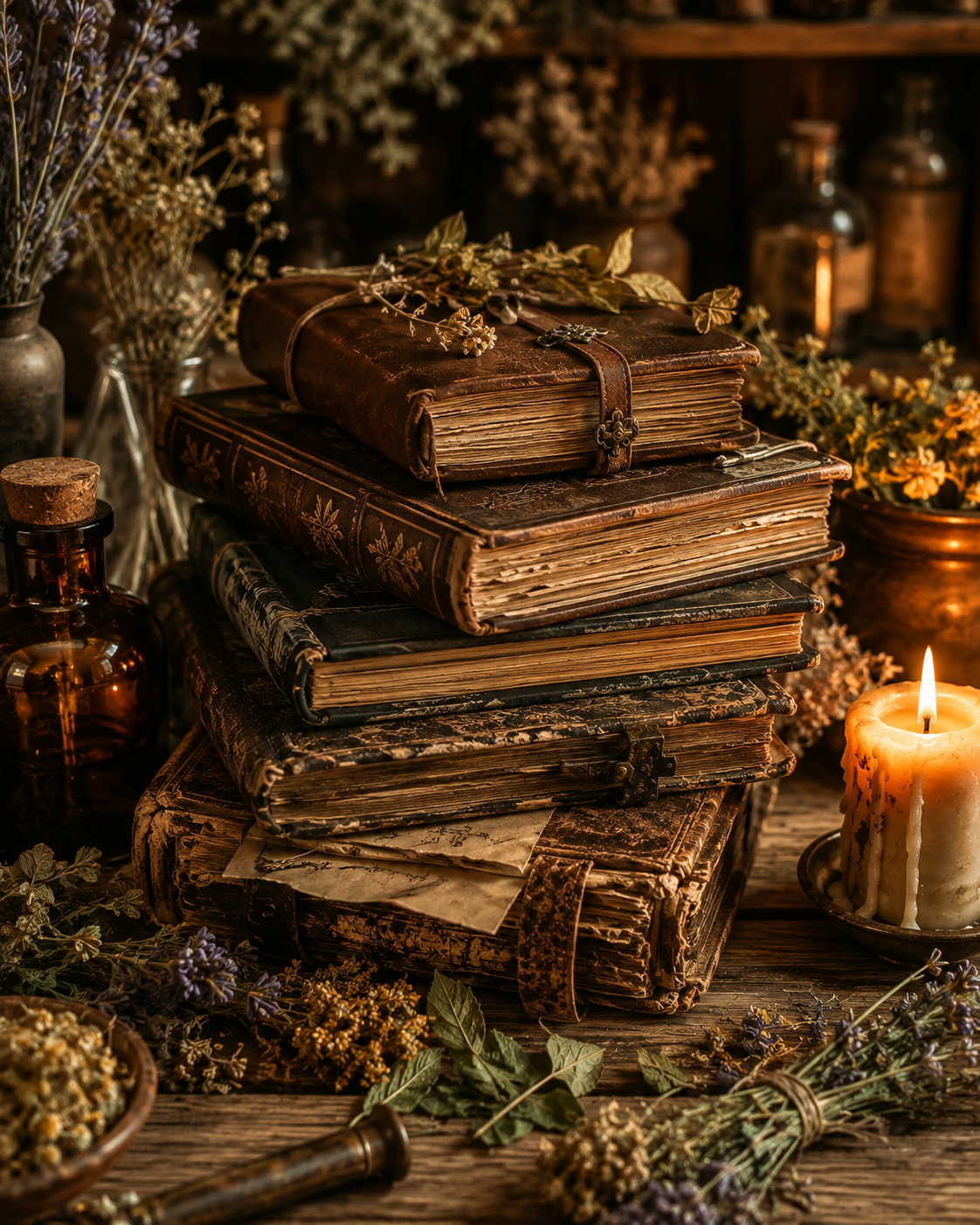 Collection de 20 grimoires de naturopathie et de phytothérapie par Prisci au Naturel à Amilly
